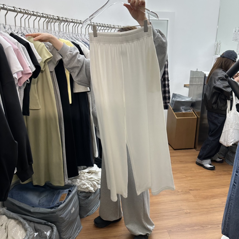 GABIZON韓國直郵女士新款休閑人氣職業時尚26春夏休閑褲羅紋GABIZON休閑褲圖色1