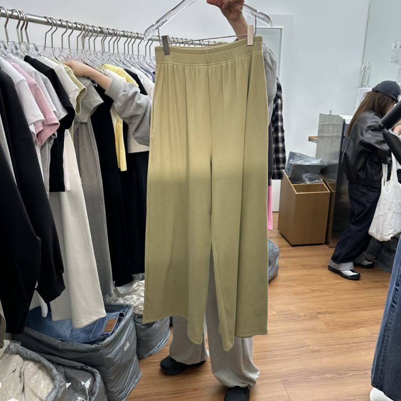 GABIZON韓國直郵女士新款休閑人氣職業時尚26春夏休閑褲羅紋GABIZON休閑褲圖色2