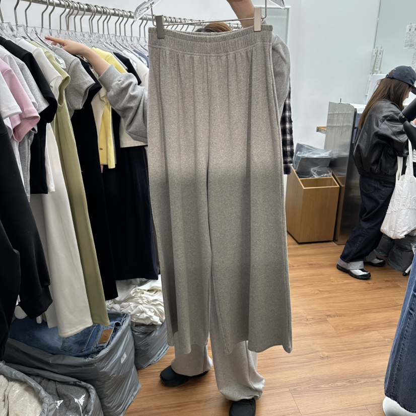 GABIZON韓國直郵女士新款休閑人氣職業時尚26春夏休閑褲羅紋GABIZON休閑褲圖色3