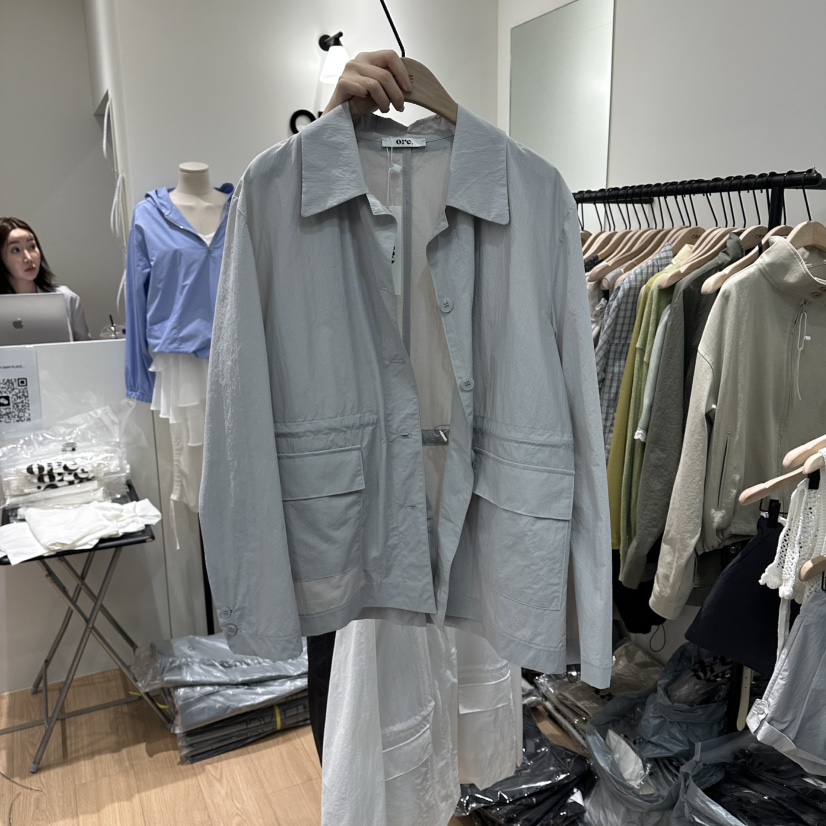 ORE-P韓國直郵實拍女裝新款熱賣26春夏職業人氣休閑夾克ORE夾克圖色2