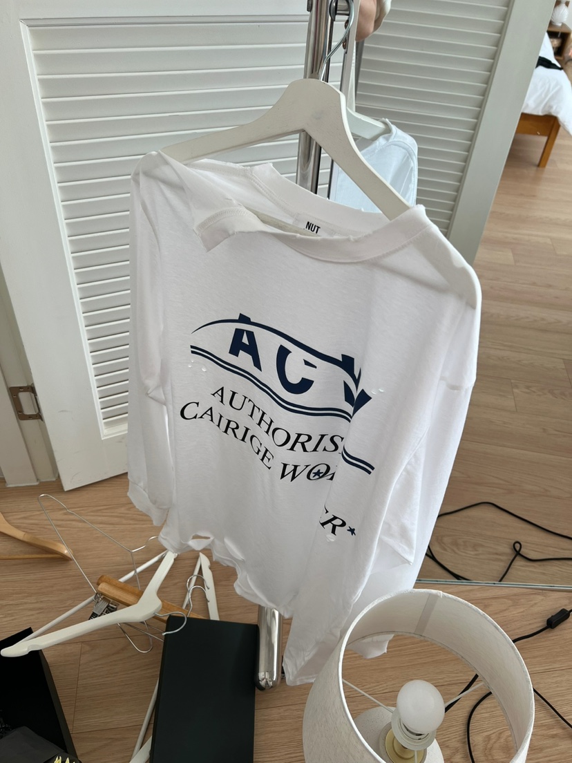 NUT韓國東大門代購女士新款職業推薦26春夏休閑人氣長袖T恤NUT長袖T恤