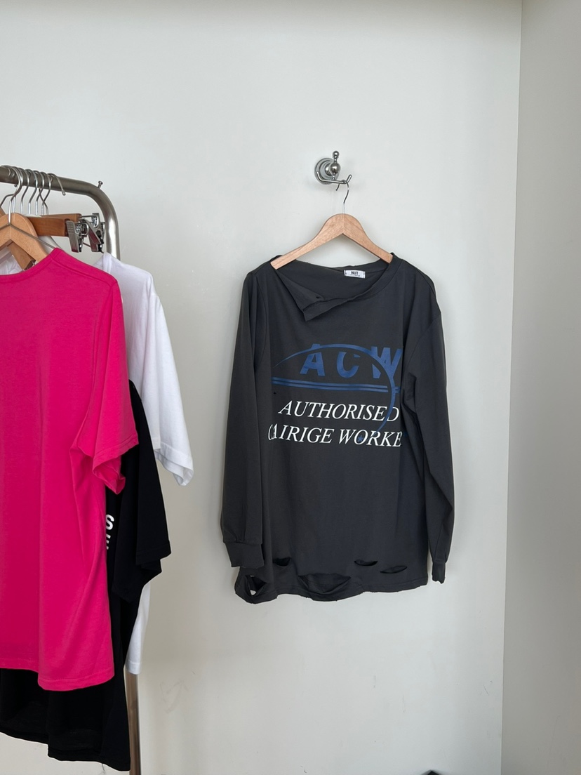 NUT韓國東大門代購女士新款職業推薦26春夏休閑人氣長袖T恤NUT長袖T恤圖色2