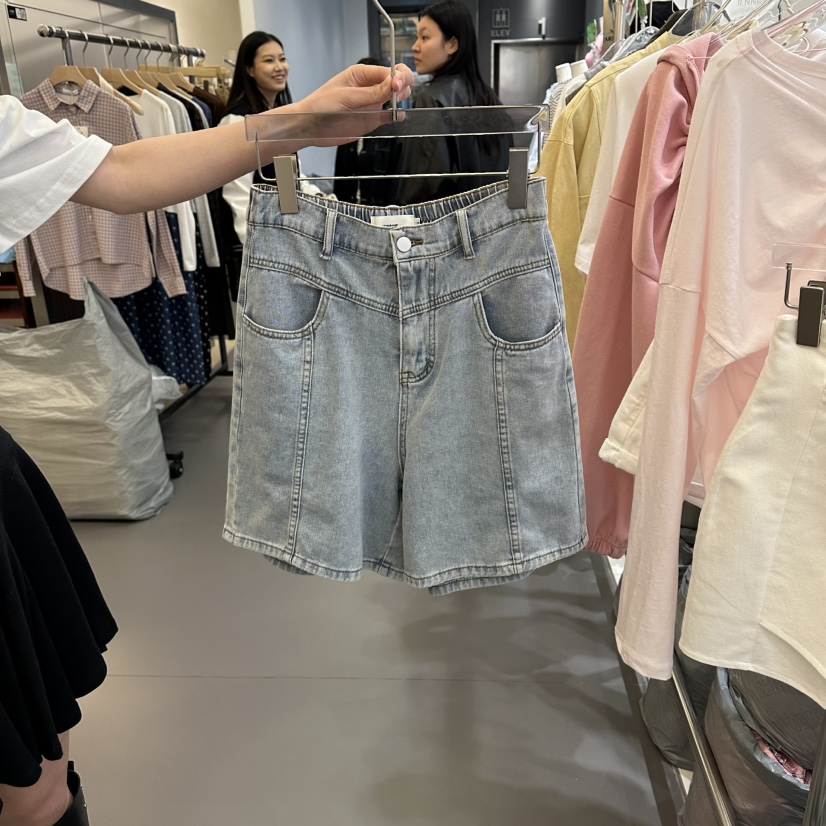 JENNIE韓國代購女士新品時尚26春夏休閑熱賣職業人氣短褲JENNIE/VENEFIT短褲圖色1