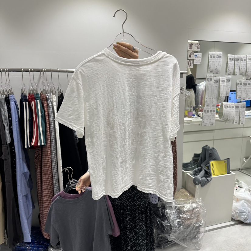 COMBO韓國直郵實拍女裝新款26春夏熱賣休閑人氣推薦職業T恤COM_BOT恤