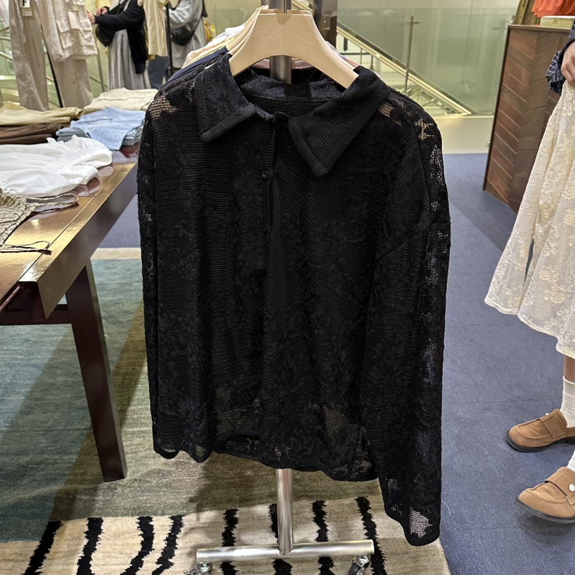 FURE韓國直郵實拍女裝新品熱賣人氣時尚休閑職業襯衫蕾絲衫FURE襯衫/蕾絲衫圖色2