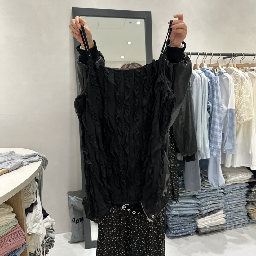 AURA韓國直郵女裝新款推薦熱賣人氣職業時尚休閑吊帶背心Au ra吊帶/背心