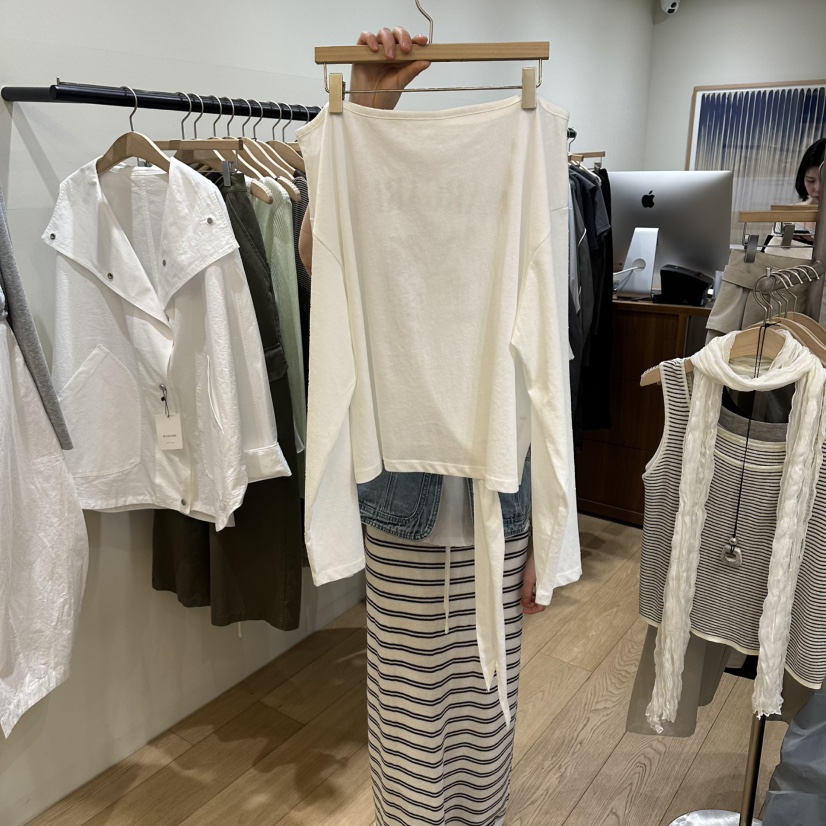 WINSOME韓國代購女裝新款休閑人氣熱賣推薦長袖T恤不含項鏈WINSOME長袖T恤