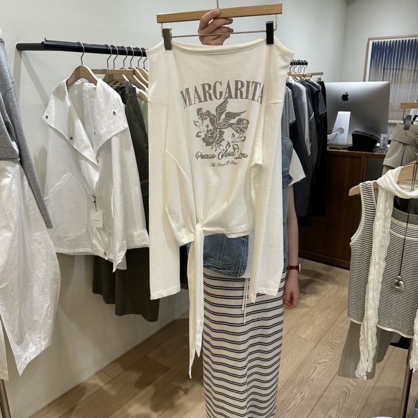 WINSOME韓國代購女裝新款休閑人氣熱賣推薦長袖T恤不含項鏈WINSOME長袖T恤圖色2