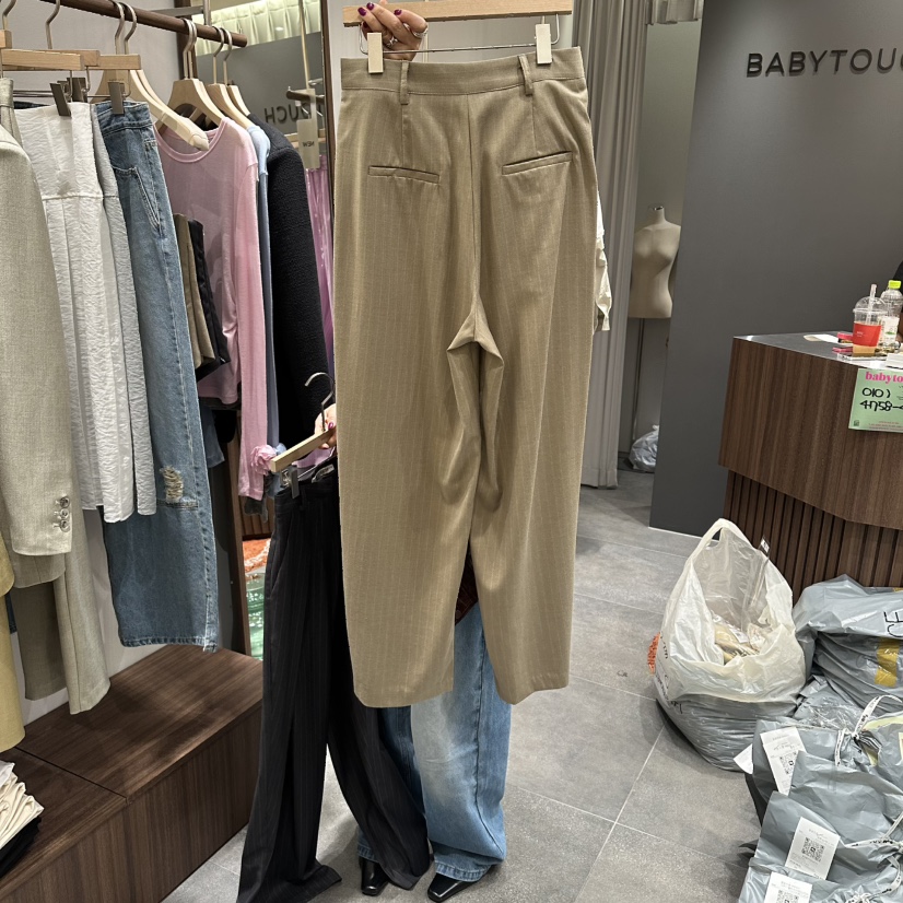 BABYTOUCH韓國直郵女士新品休閑熱賣職業26春夏時尚休閑褲BABYTOUCH休閑褲