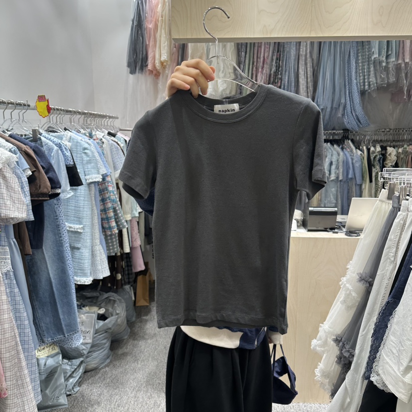 NAPKIN東大門代購女士新款真品熱賣職業人氣26春夏推薦T恤NAPKINT恤圖色4