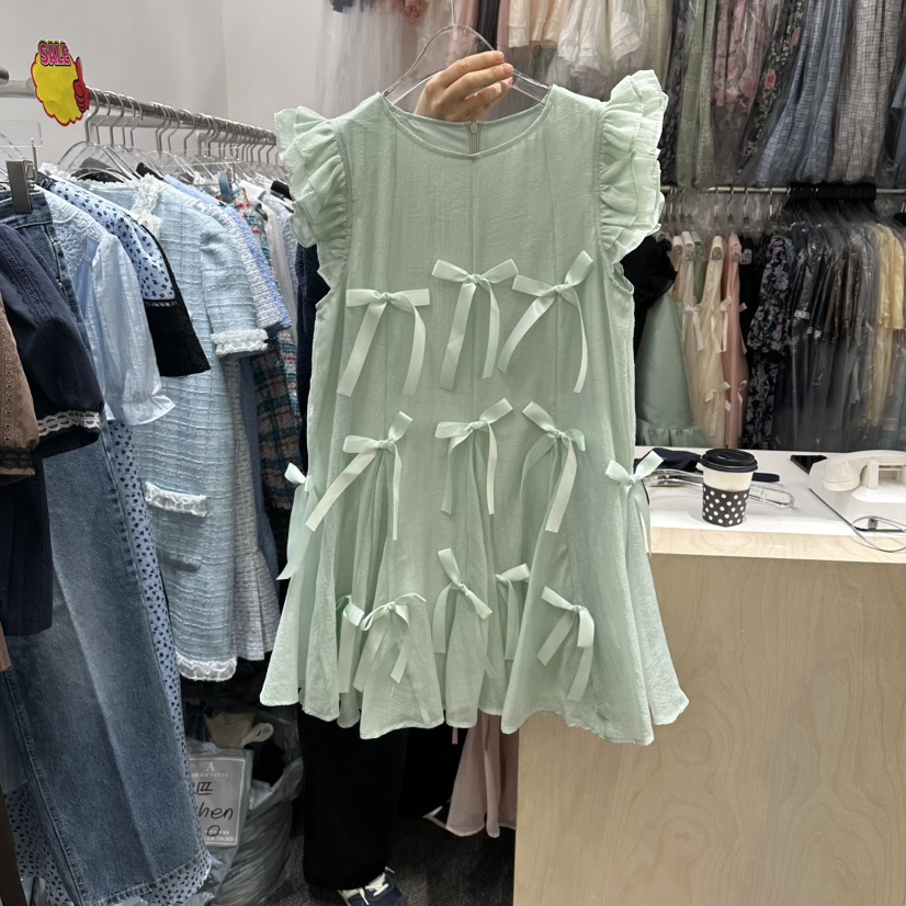 NAPKIN東大門直郵女裝新品推薦熱賣真品職業26春夏連衣裙NAPKIN連衣裙圖色3