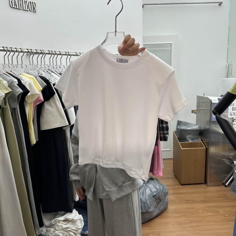 GABIZON東大門直郵女士新品熱賣休閑26春夏職業人氣推薦T恤GABIZONT恤圖色1