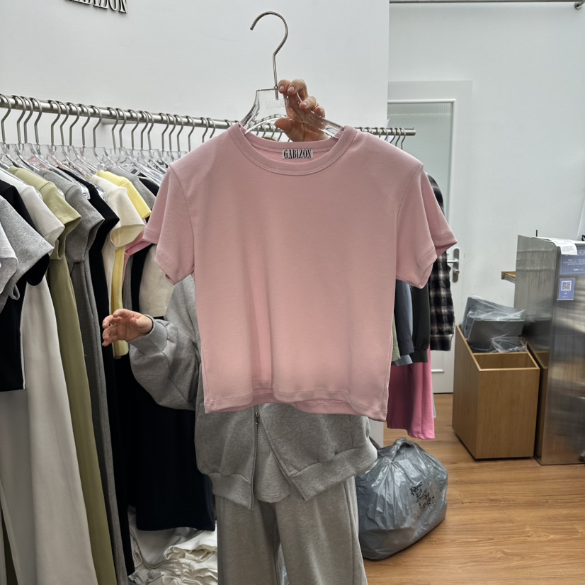 GABIZON東大門直郵女士新品熱賣休閑26春夏職業人氣推薦T恤GABIZONT恤圖色2