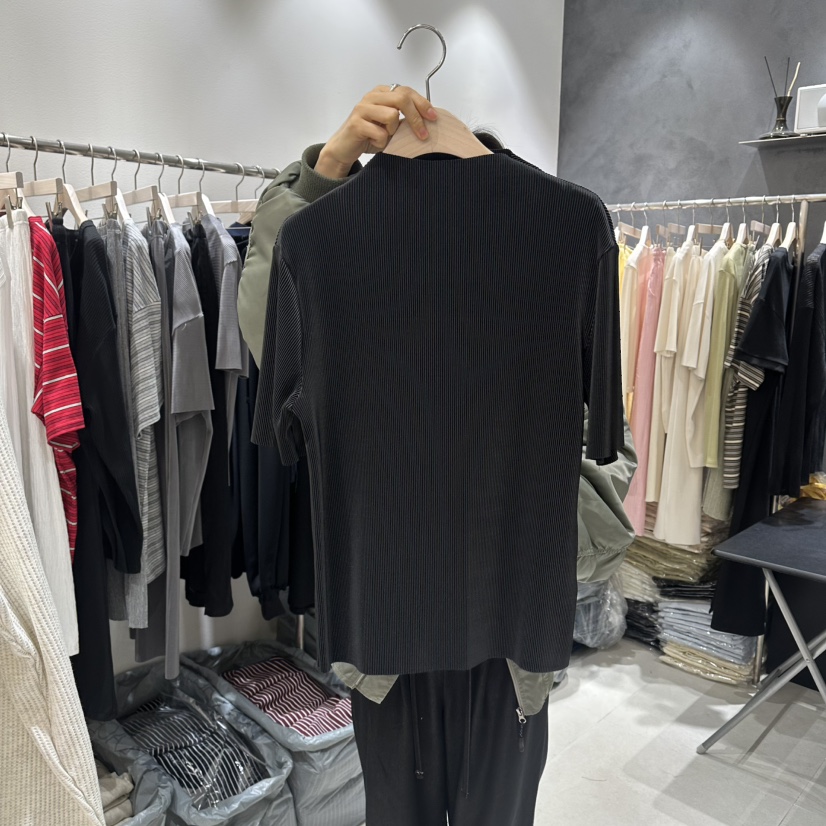 OPEN東大門直郵女裝新品休閑真品26春夏推薦職業人氣T恤褶裥OPENT恤圖色3