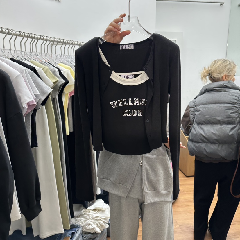 GABIZON韓國直郵女裝新款時尚職業人氣熱賣推薦套裝套裝開衫GABIZON套裝圖色3