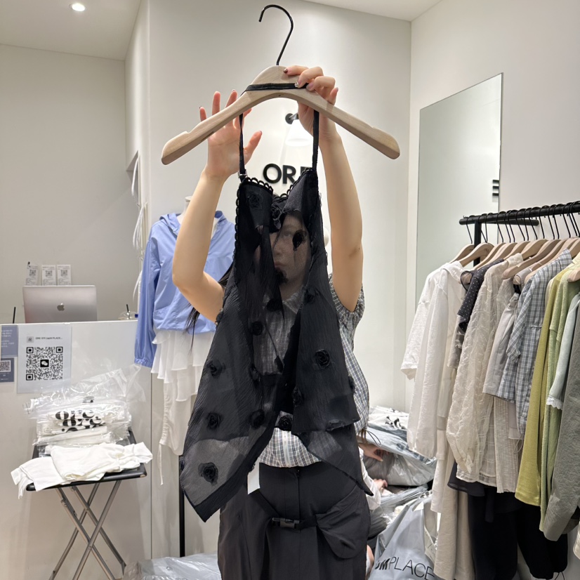 ORE-P韓國直郵女裝新品職業時尚26春夏休閑吊帶背心花朵ORE吊帶/背心