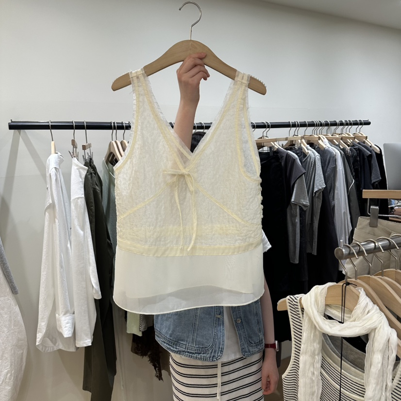 WINSOME東大門代購女裝新款推薦26春夏熱賣休閑真品吊帶背心WINSOME吊帶/背心圖色1