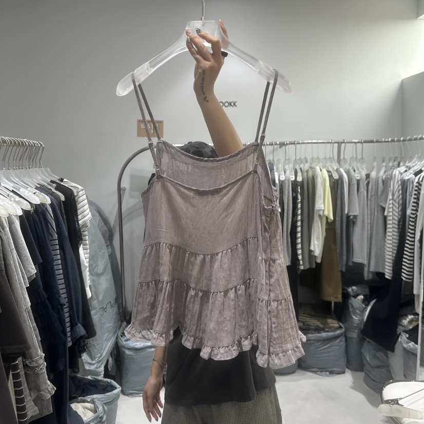 LOOKK/MIMME韓國直郵女裝新品職業26春夏推薦時尚吊帶背心LOOKK/MIMME吊帶/背心