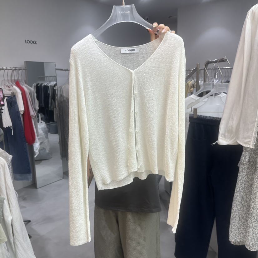 LOOKK/MIMME韓國直郵實拍女裝新品26春夏人氣休閑針織衫LOOKK/MIMME針織衫圖色2