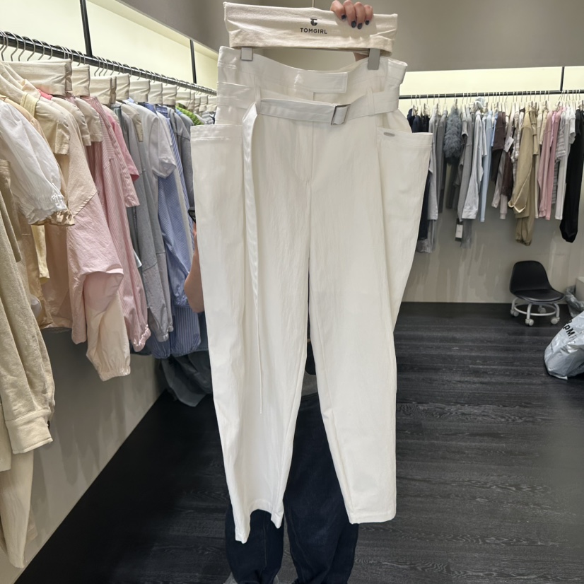 TOMGIRL韓國直郵實拍女士新款推薦人氣26春夏職業時尚休閑褲TOMGIRL休閑褲圖色1