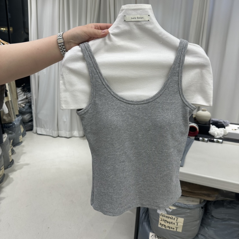 LUCY SALON韓國直郵女裝新款休閑人氣時尚熱賣職業吊帶背心LUCY SALON吊帶/背心圖色2