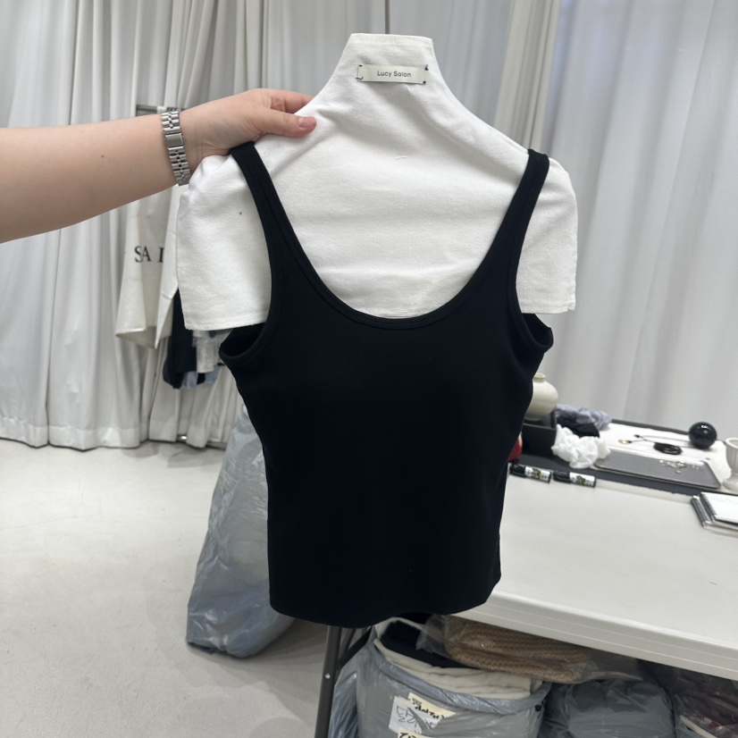 LUCY SALON韓國直郵女裝新款休閑人氣時尚熱賣職業吊帶背心LUCY SALON吊帶/背心圖色3