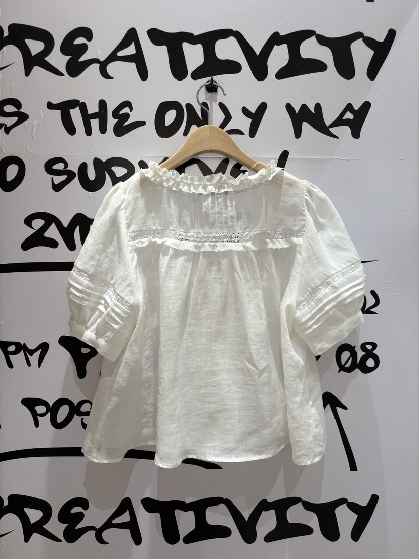 2ND K韓國東大門直郵女士新品推薦人氣熱賣襯衫蕾絲衫褶裥2ND K襯衫/蕾絲衫