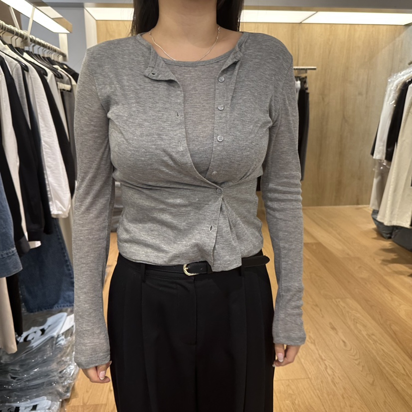 LEFANCY韓國東大門代購女士新款職業推薦襯衫蕾絲衫假兩件LEFANCY襯衫/蕾絲衫圖色1