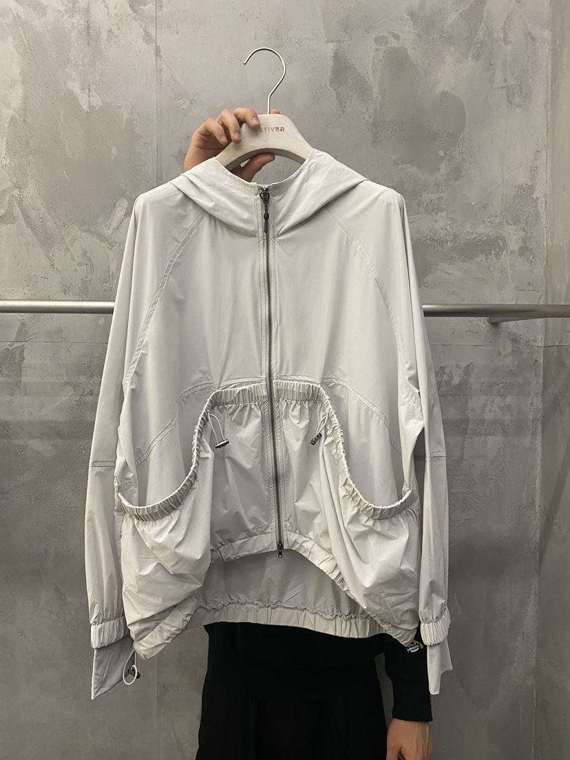 THE VETIVER-A韓國東大門直郵女裝新品推薦夾克口袋褶皺VETIVER夾克圖色1