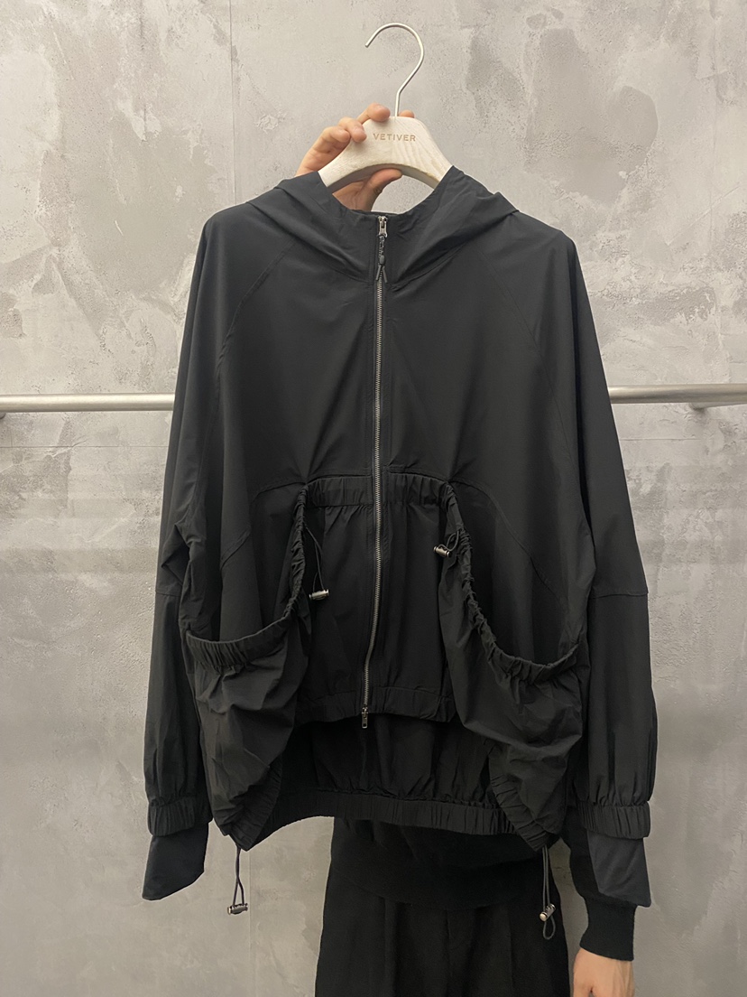 THE VETIVER-A韓國東大門直郵女裝新品推薦夾克口袋褶皺VETIVER夾克圖色2