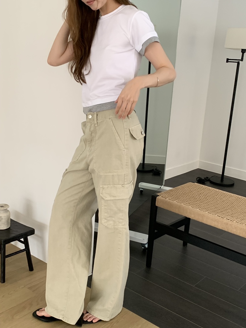 LONG PEAK韓國代購女士新款時尚熱賣職業人氣推薦休閑褲LONG PEAK休閑褲