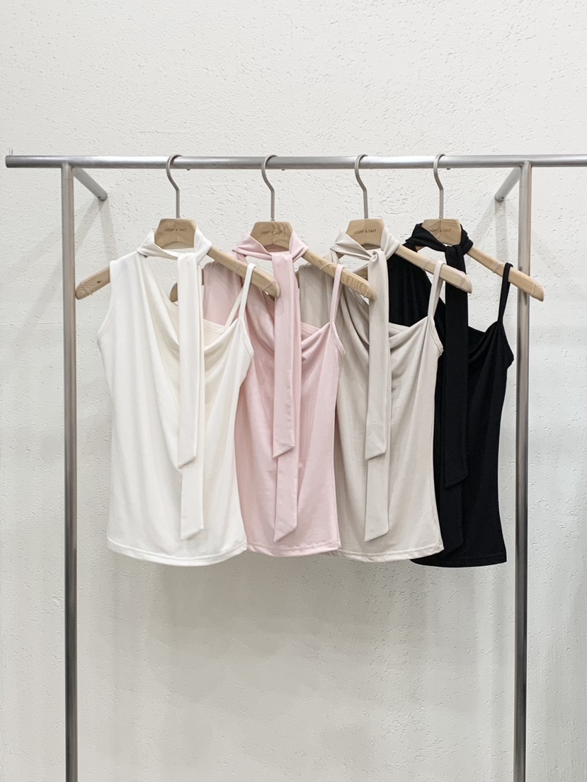 LIGHT AND SALT韓國東大門代購女士新品人氣推薦吊帶背心LIGHT AND SALT吊帶/背心