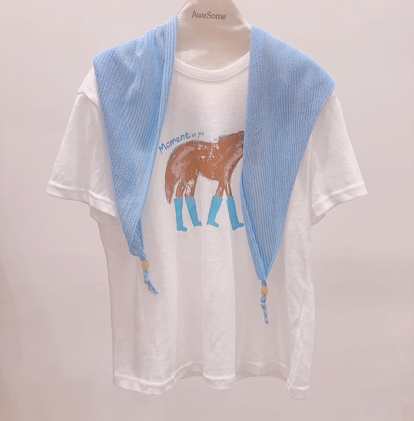 AWESOME-P韓國東大門代購女裝新品推薦熱賣26春夏套裝含圍巾AWESOME-P套裝圖色1