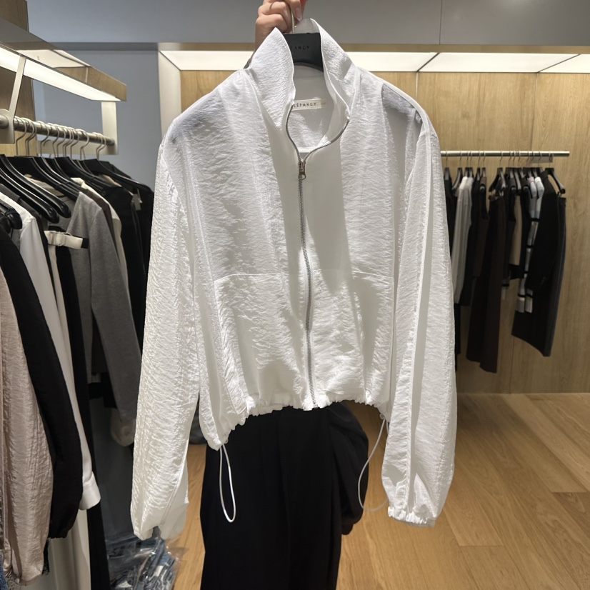 LEFANCY韓國直郵女士新款人氣時尚26春夏推薦夾克拉鏈海軍LEFANCY夾克圖色1