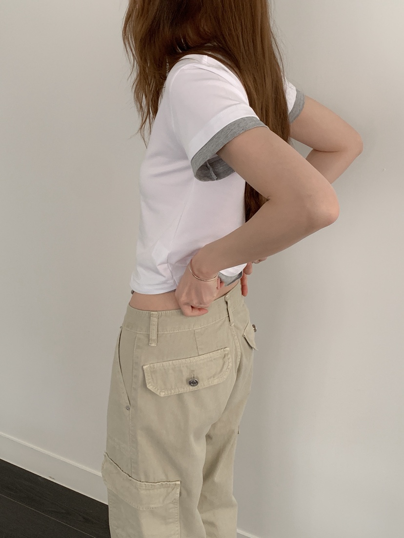 LONG PEAK韓國東大門直郵女士新品時尚26春夏休閑T恤疊穿LONG PEAKT恤