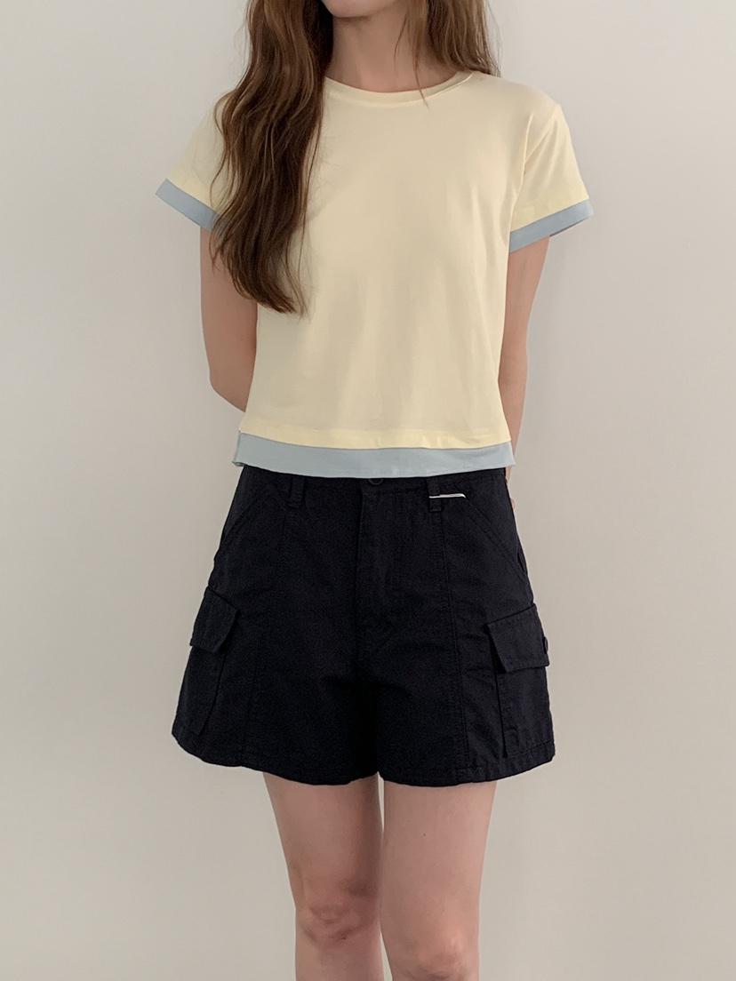 LONG PEAK韓國東大門直郵女士新品時尚26春夏休閑T恤疊穿LONG PEAKT恤