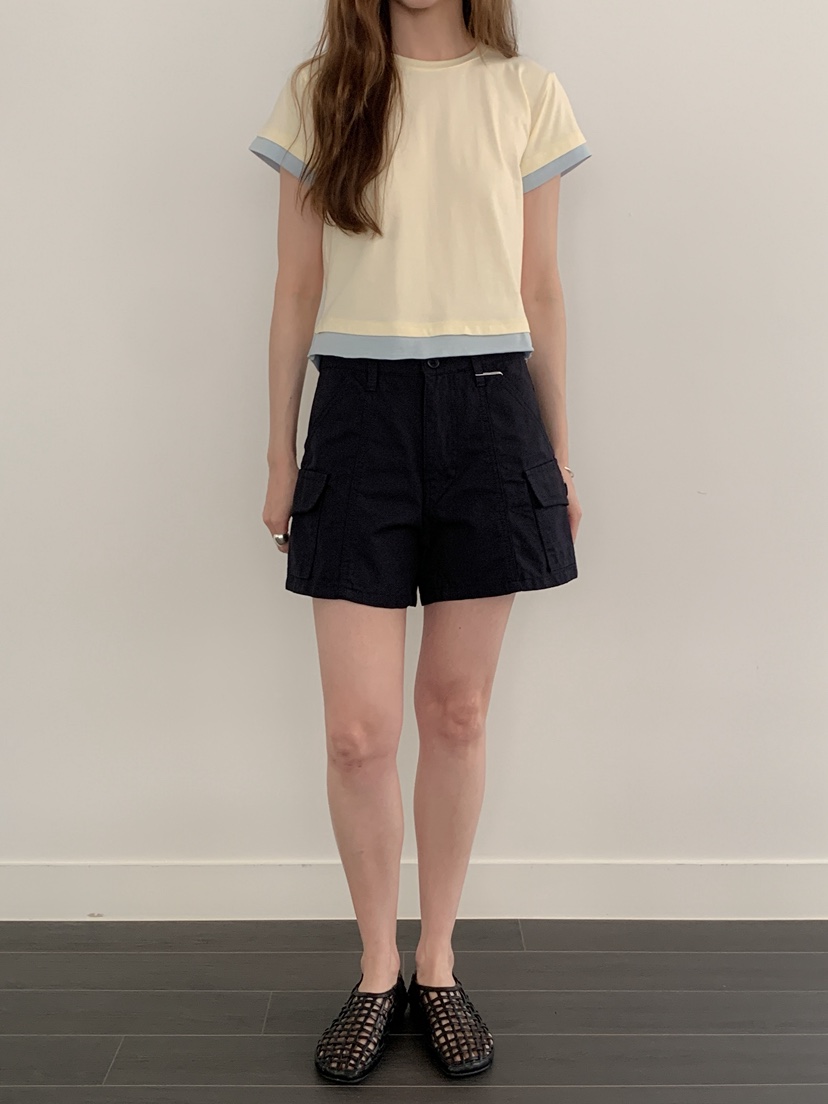 LONG PEAK韓國東大門直郵女士新品時尚26春夏休閑T恤疊穿LONG PEAKT恤