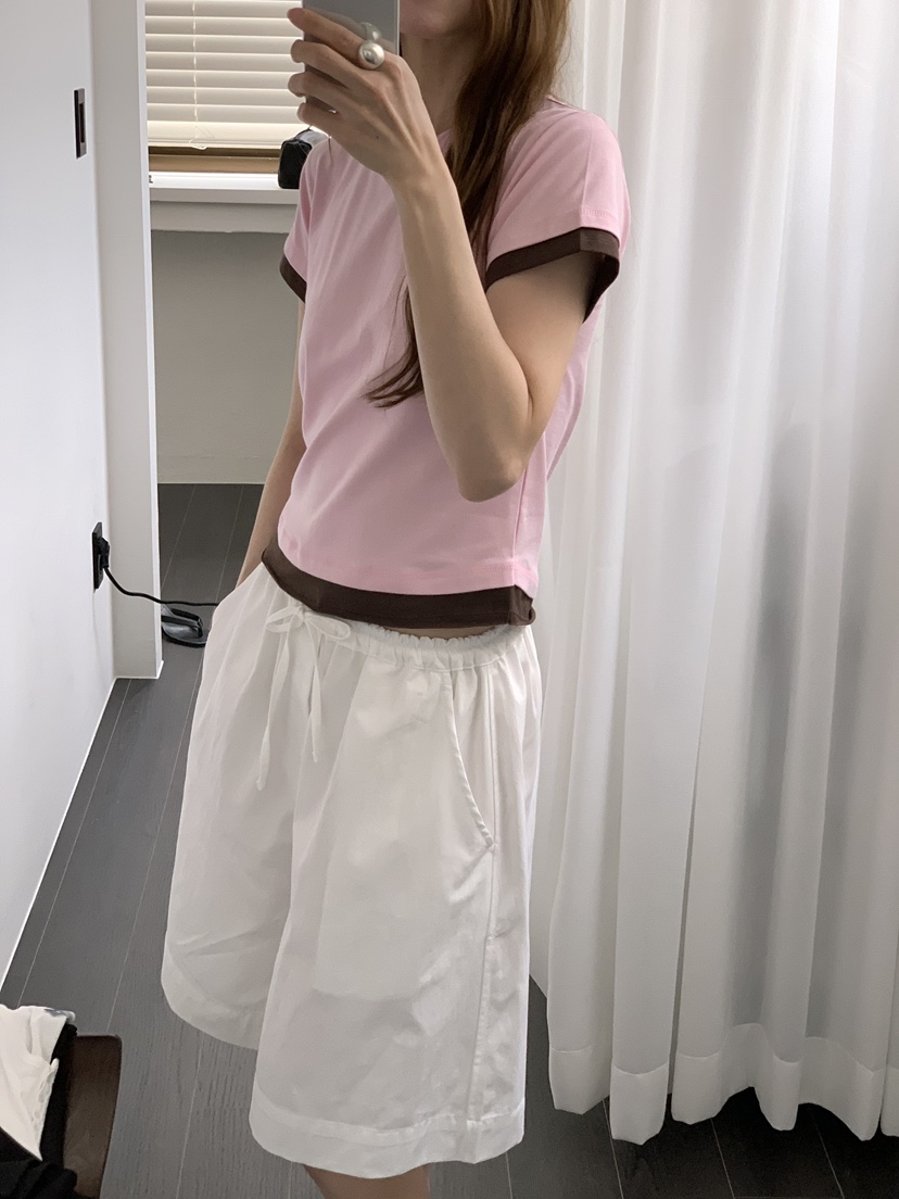 LONG PEAK韓國東大門直郵女士新品時尚26春夏休閑T恤疊穿LONG PEAKT恤