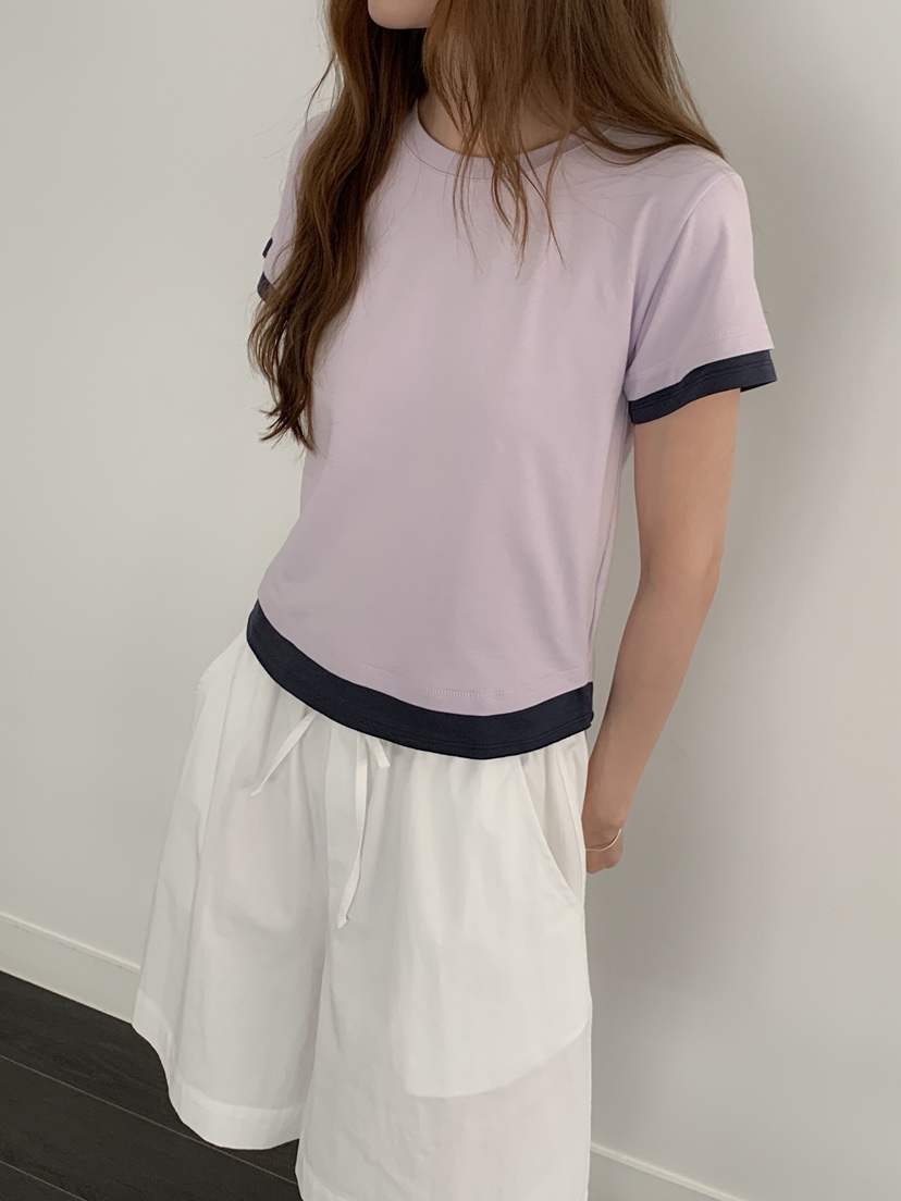 LONG PEAK韓國東大門直郵女士新品時尚26春夏休閑T恤疊穿LONG PEAKT恤