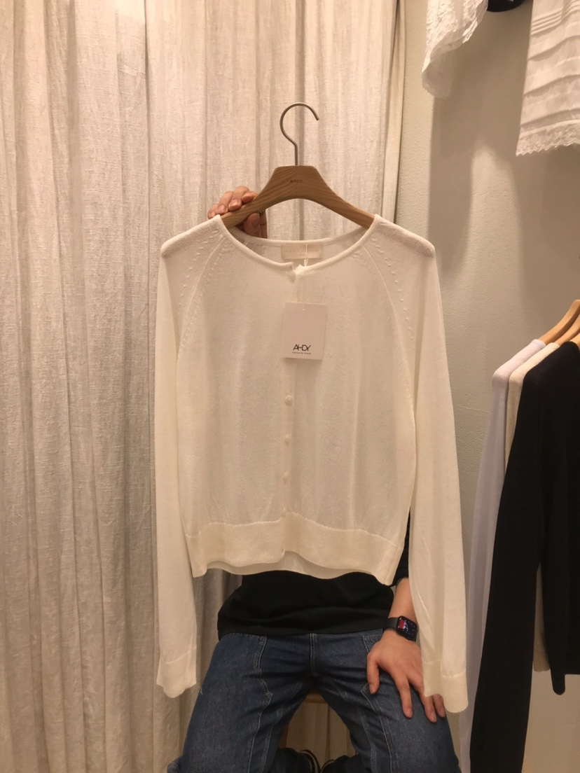 AHOY韓國直郵實拍女裝新款推薦時尚熱賣職業針織衫亞麻開衫AHOY針織衫圖色1