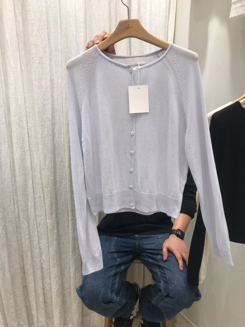AHOY韓國直郵實拍女裝新款推薦時尚熱賣職業針織衫亞麻開衫AHOY針織衫圖色2