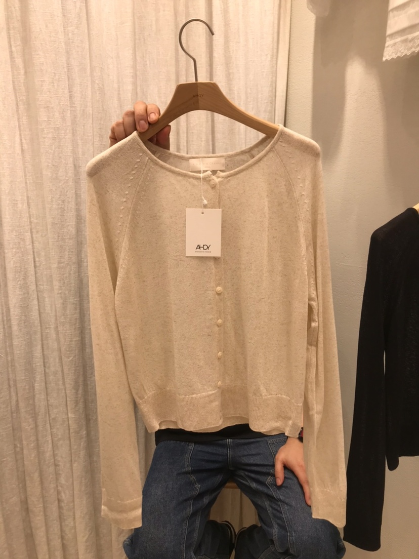 AHOY韓國直郵實拍女裝新款推薦時尚熱賣職業針織衫亞麻開衫AHOY針織衫圖色3