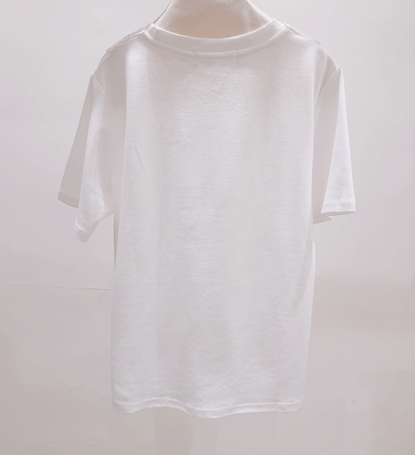 AWESOME-P韓國東大門直郵女士新品26春夏職業推薦T恤蕾絲AWESOME-PT恤