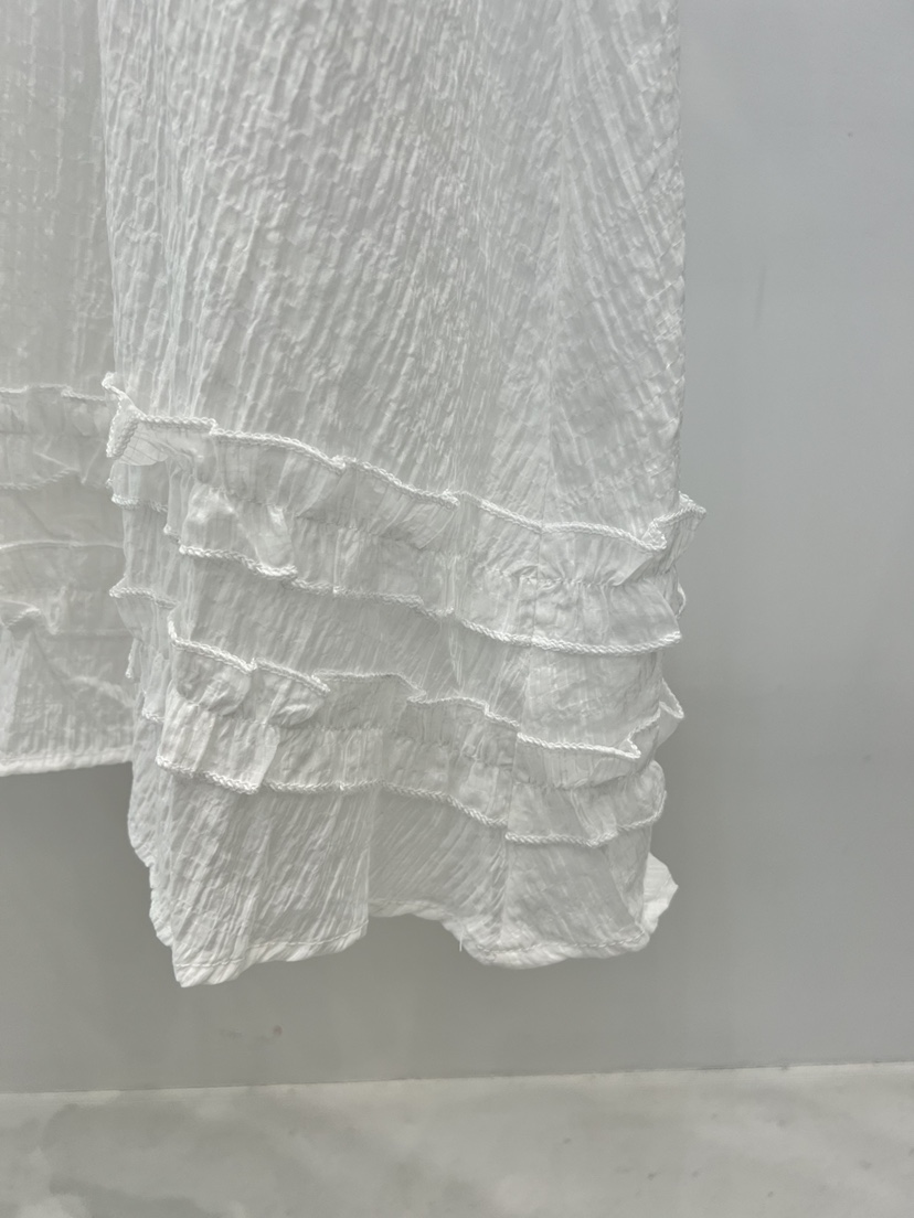 POUCH韓國直郵實拍女裝新品26春夏職業熱賣時尚人氣長裙雪紡POUCH長裙