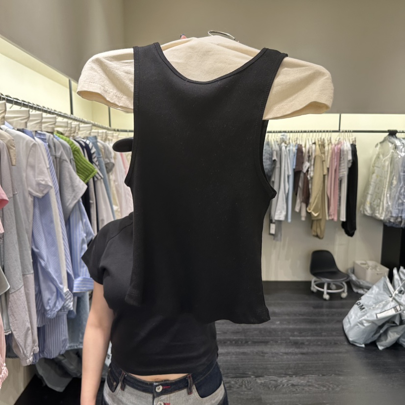 TOMGIRL韓國代購女裝新款26春夏休閑職業時尚吊帶背心柔軟TOMGIRL吊帶/背心