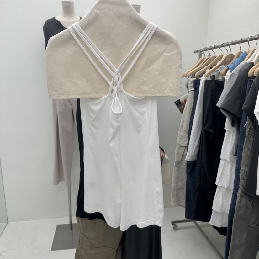 CHAV韓國東大門直郵女裝新品26春夏休閑時尚人氣吊帶背心CHAV吊帶/背心