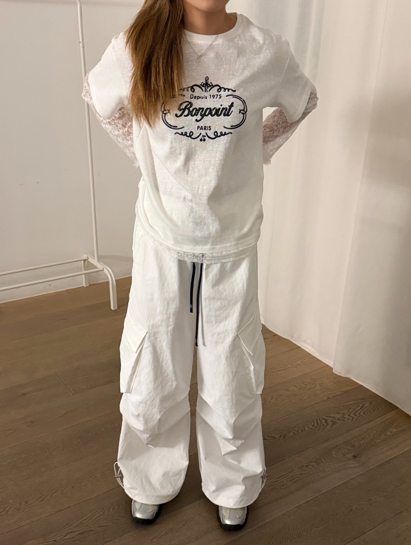 LATTE-P韓國直郵實拍女裝新款26春夏時尚職業長袖T恤假兩件LATTE-P長袖T恤