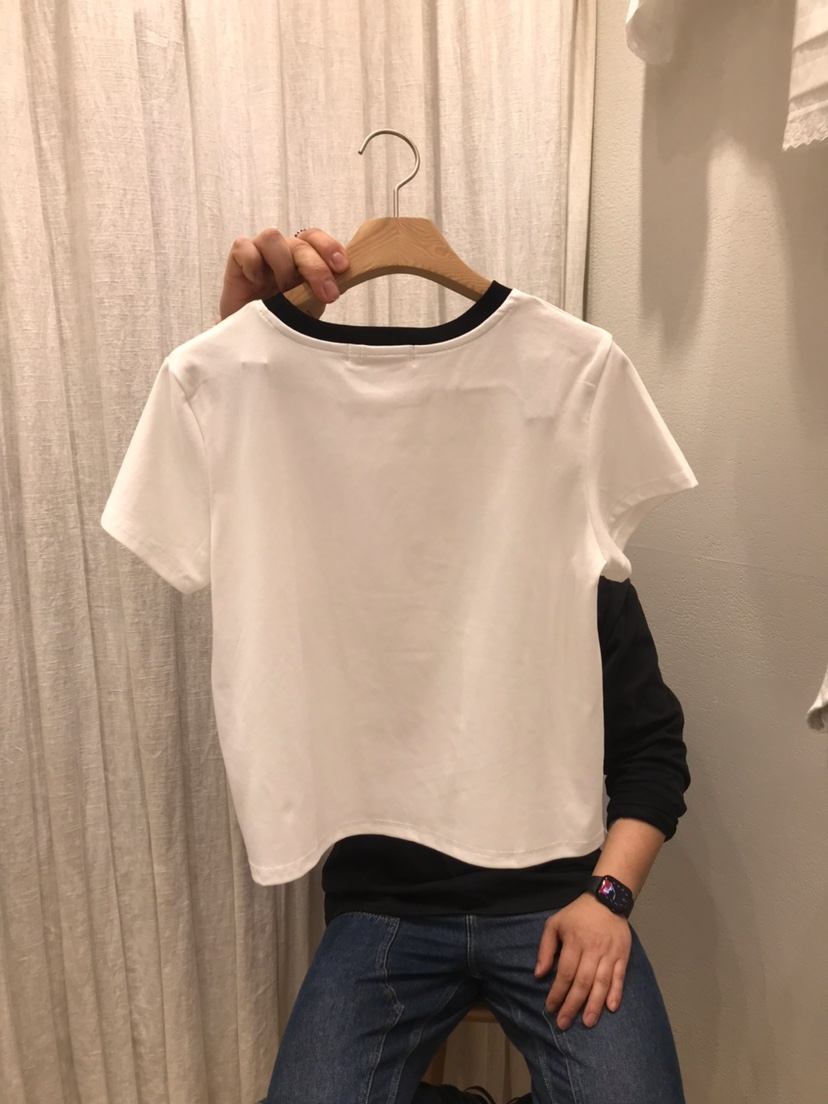 AHOY韓國東大門代購女裝新品休閑人氣26春夏職業熱賣推薦T恤AHOYT恤