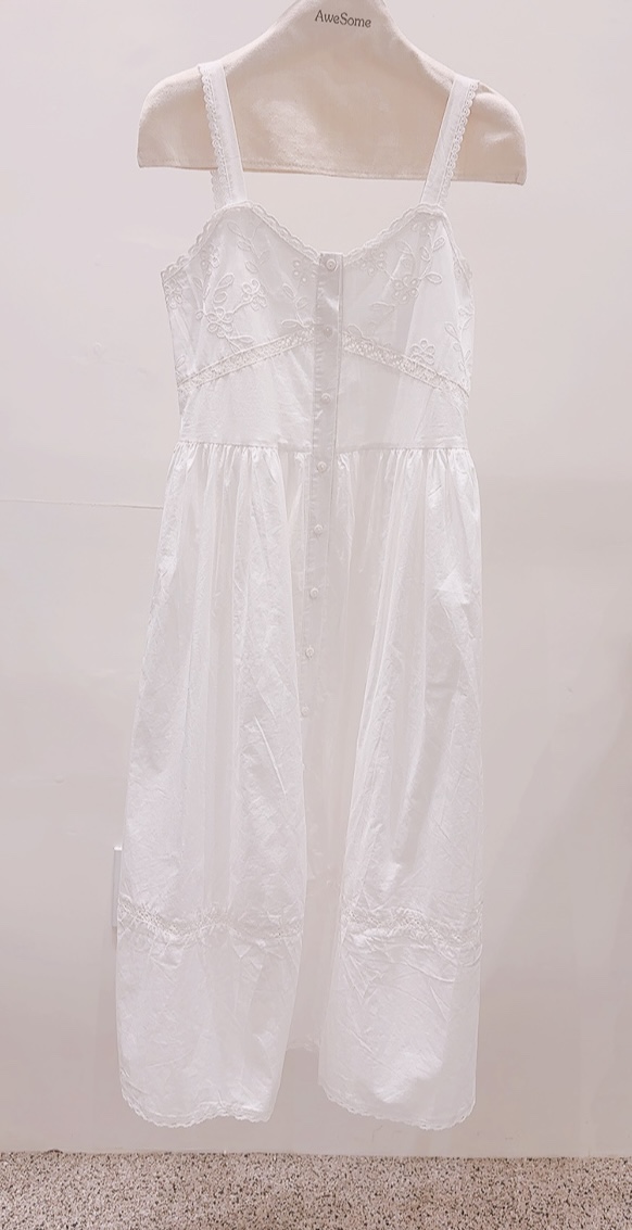 AWESOME-P韓國直郵實拍女裝新品職業休閑推薦連衣裙棉質AWESOME-P連衣裙圖色1