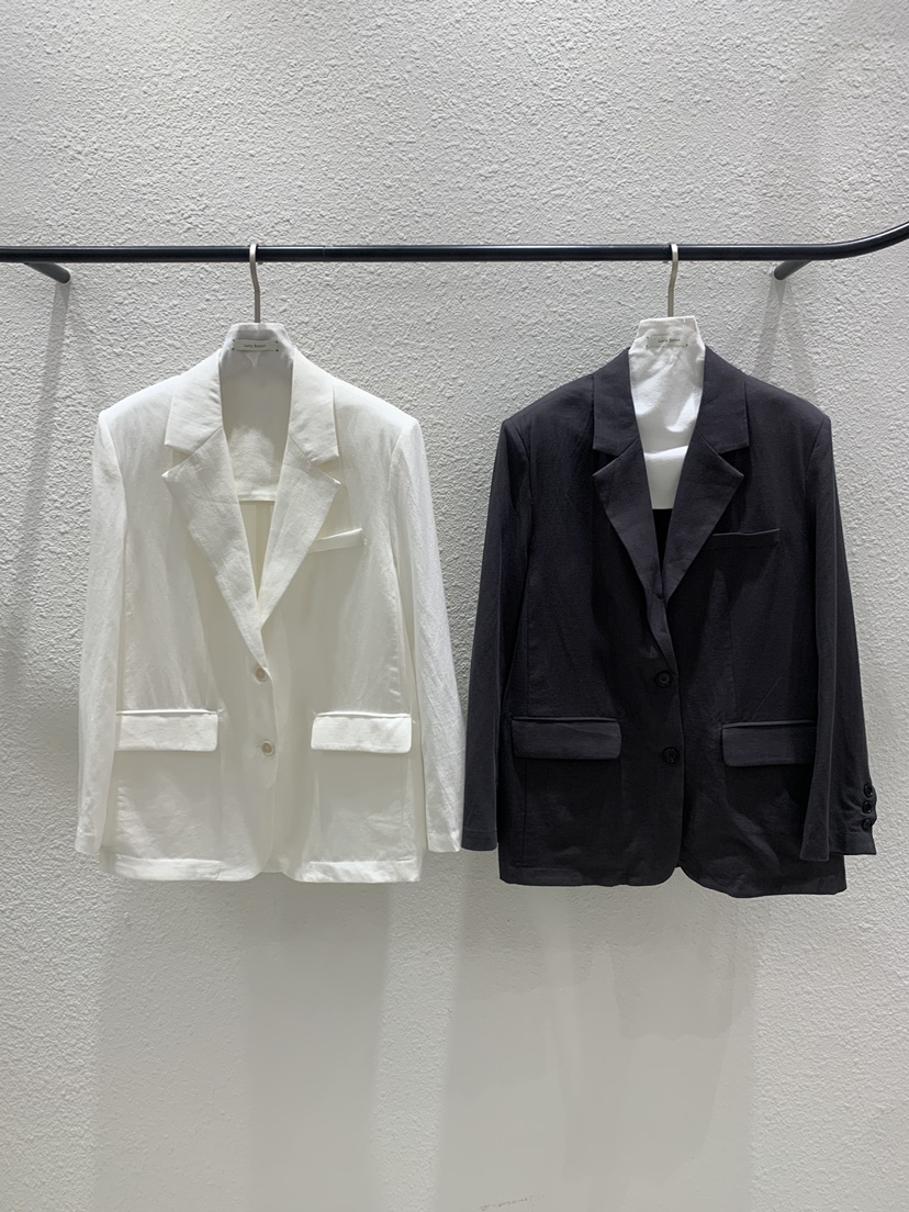 LUCY SALON韓國代購女裝新款休閑26春夏推薦時尚夾克亞麻LUCY SALON夾克